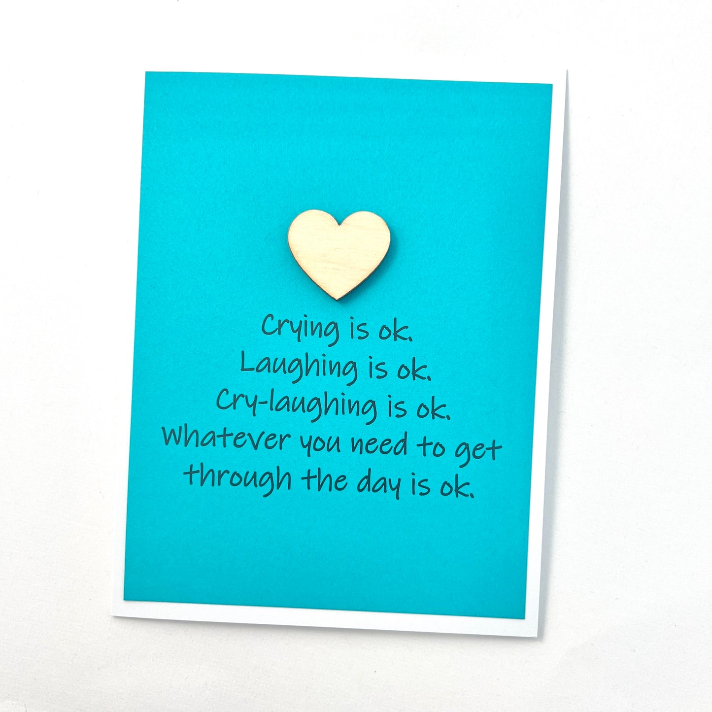Cry Laughing is Ok card