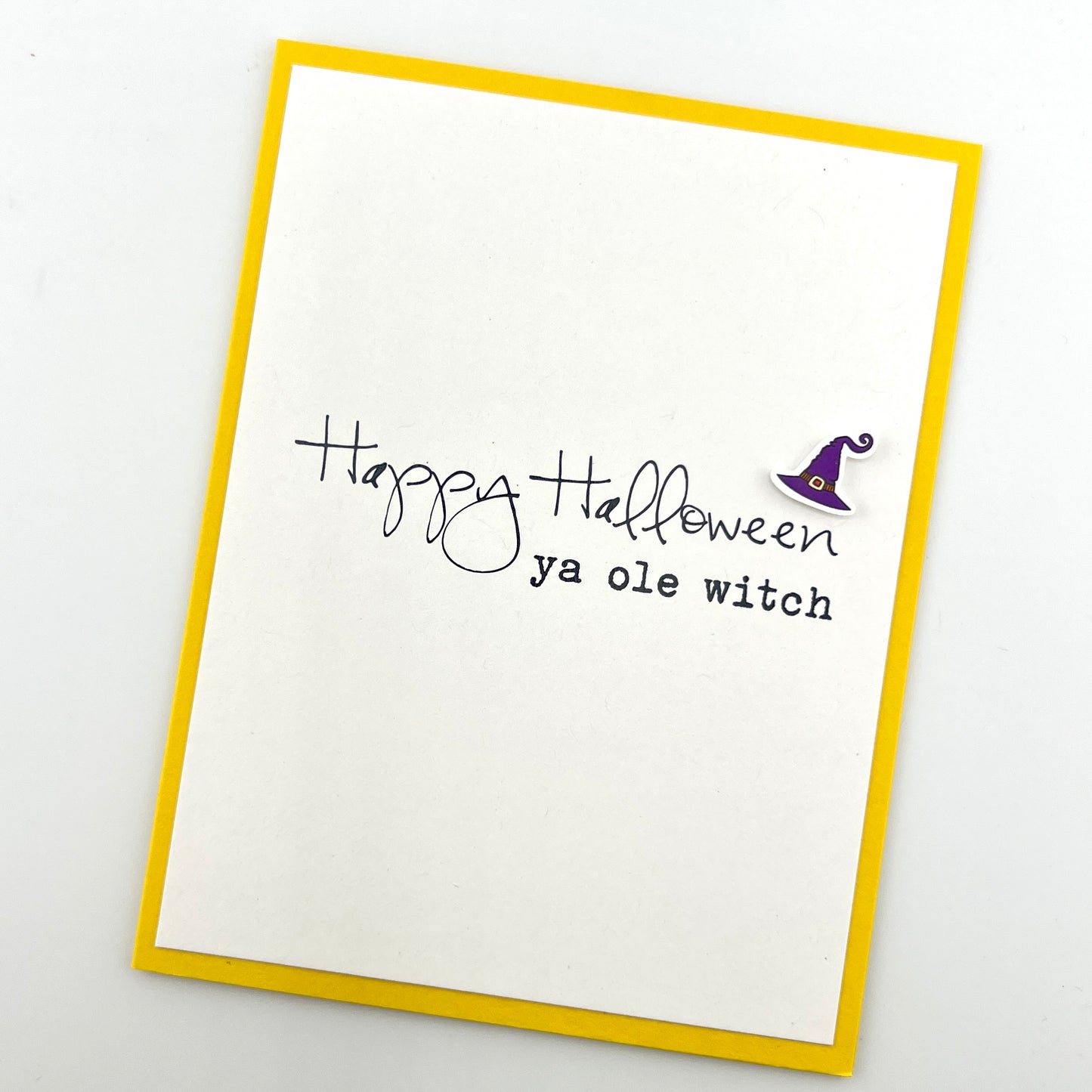 Ya Ole Witch Halloween card