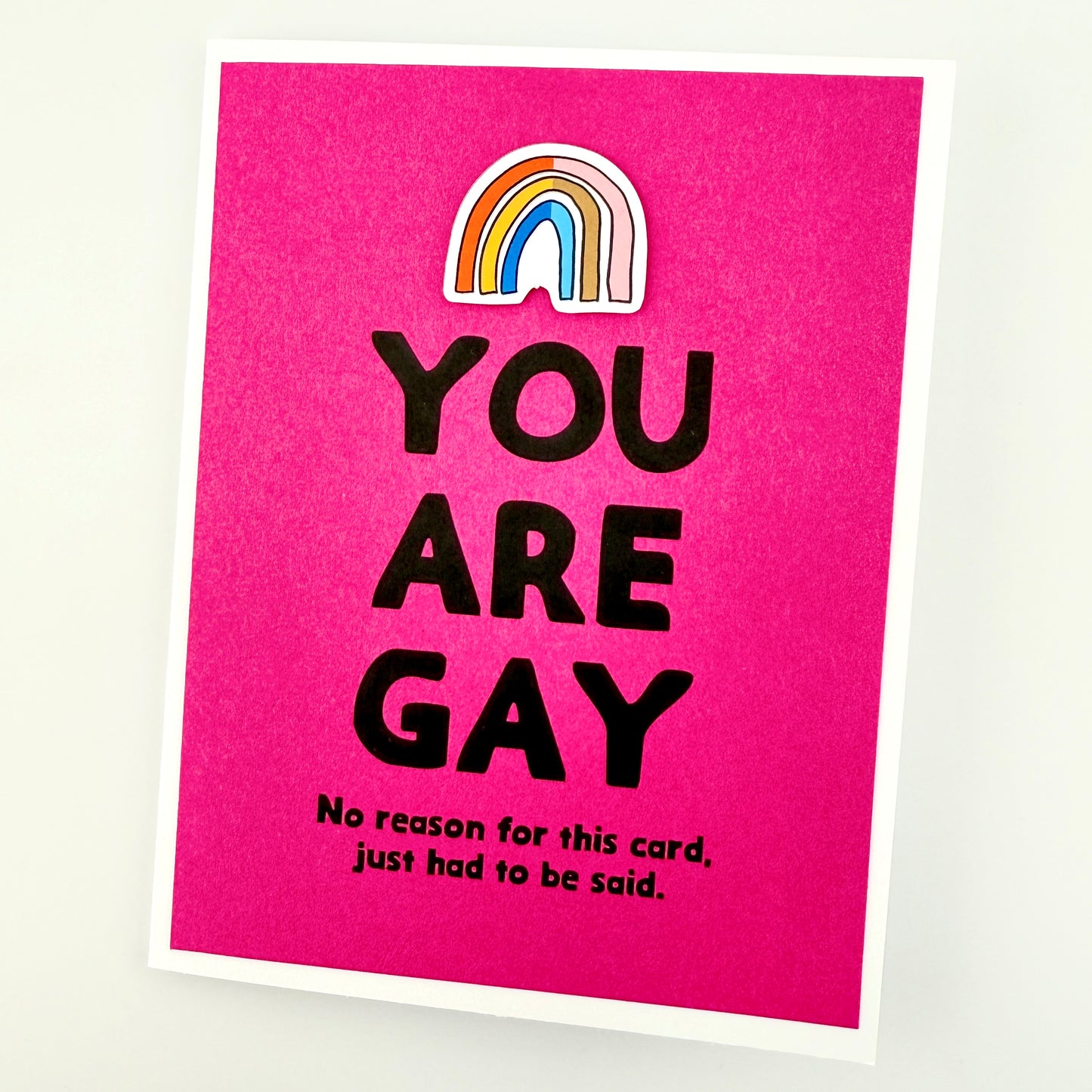 You Are Gay card