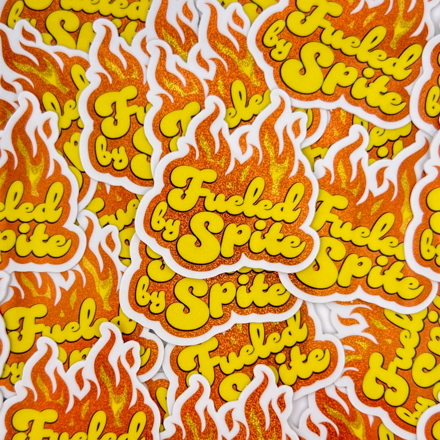 Fueled by Spite vinyl sticker
