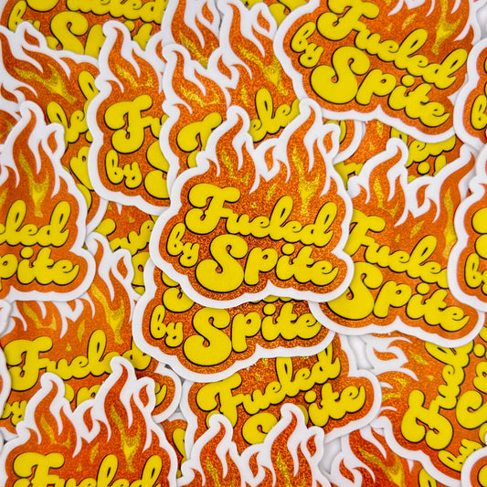Fueled by Spite vinyl sticker
