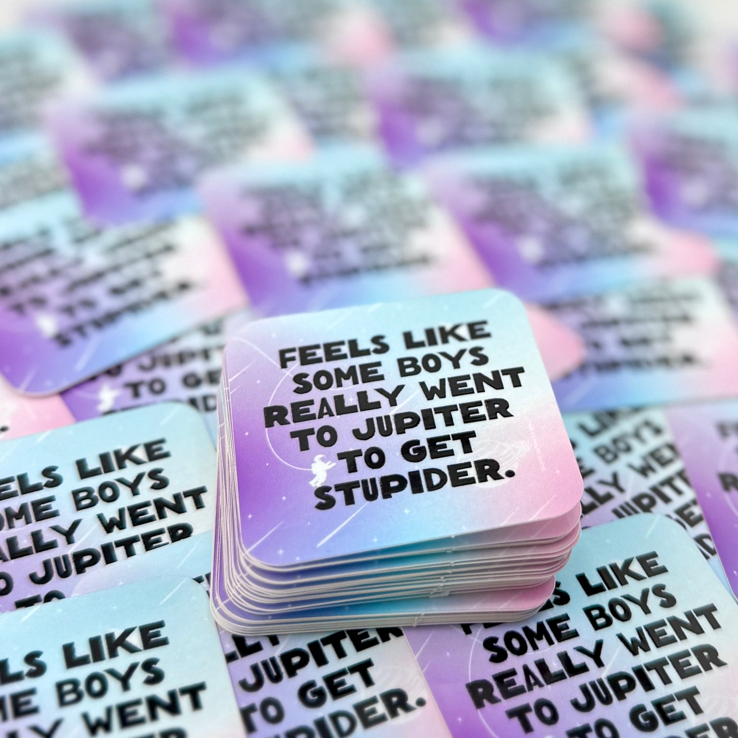 Boys Went to Jupiter vinyl sticker