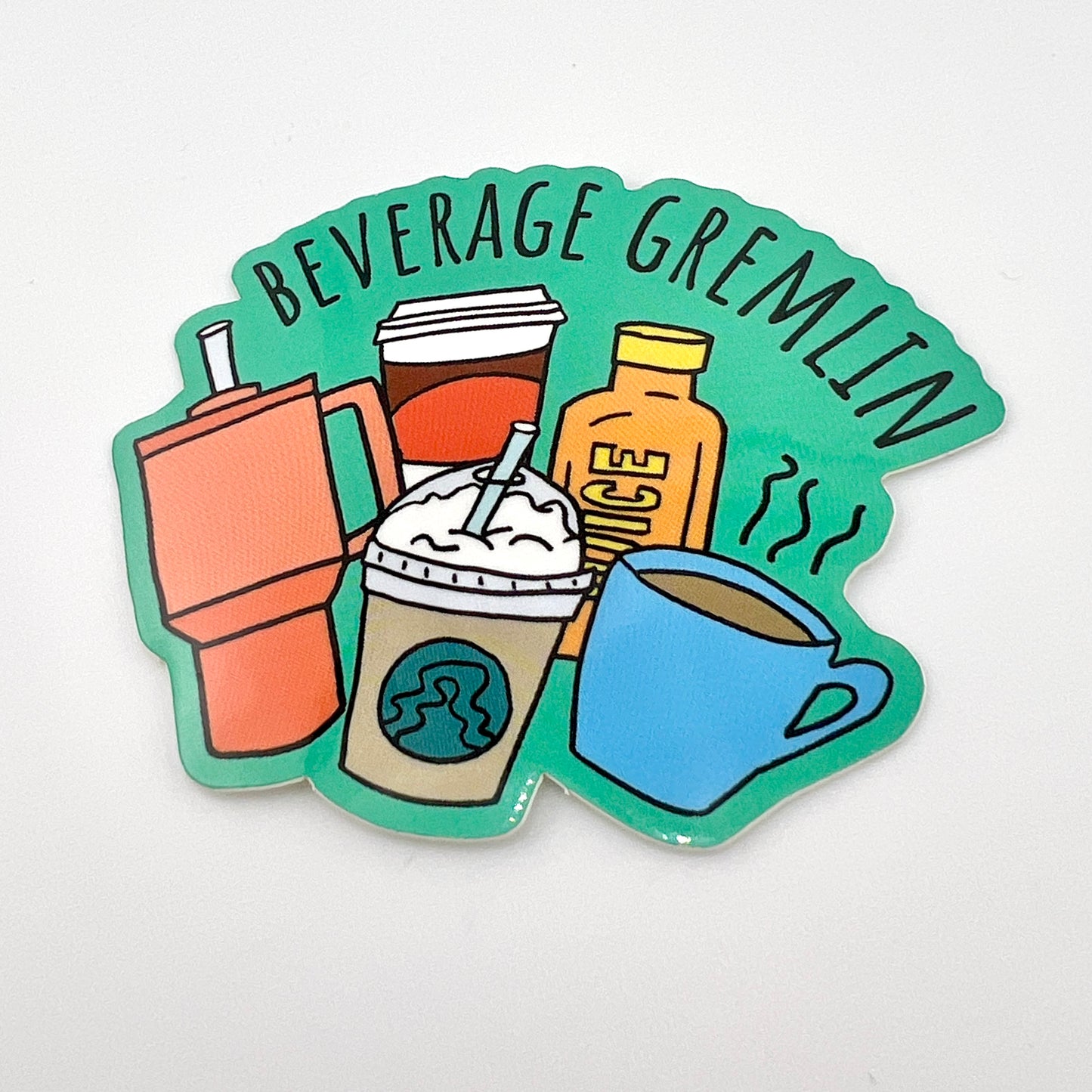 Beverage Gremlin vinyl sticker