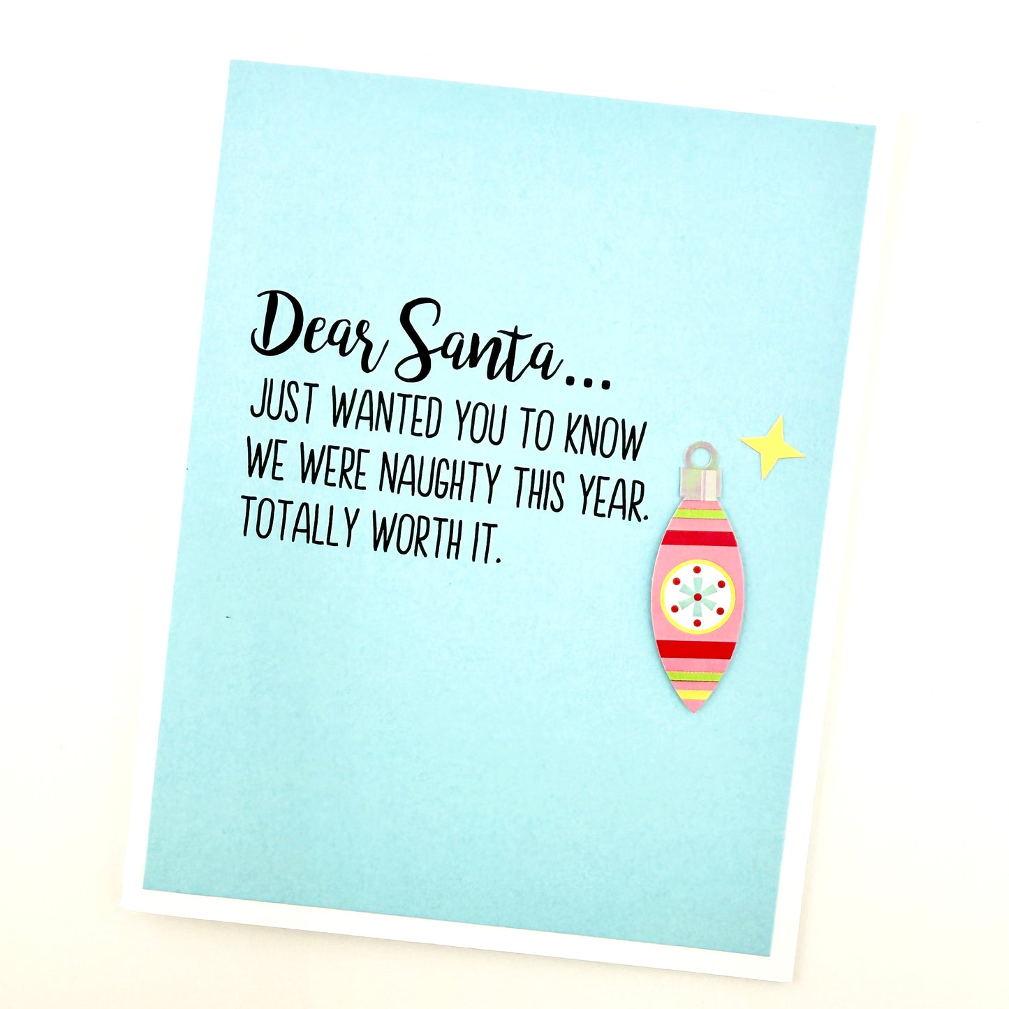 Dear Santa Christmas card