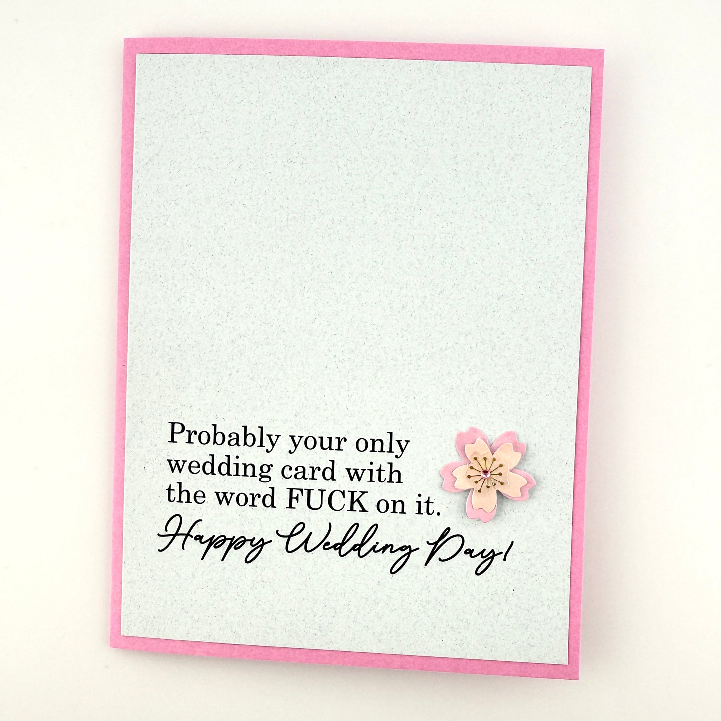 Only Card with Fuck on it card