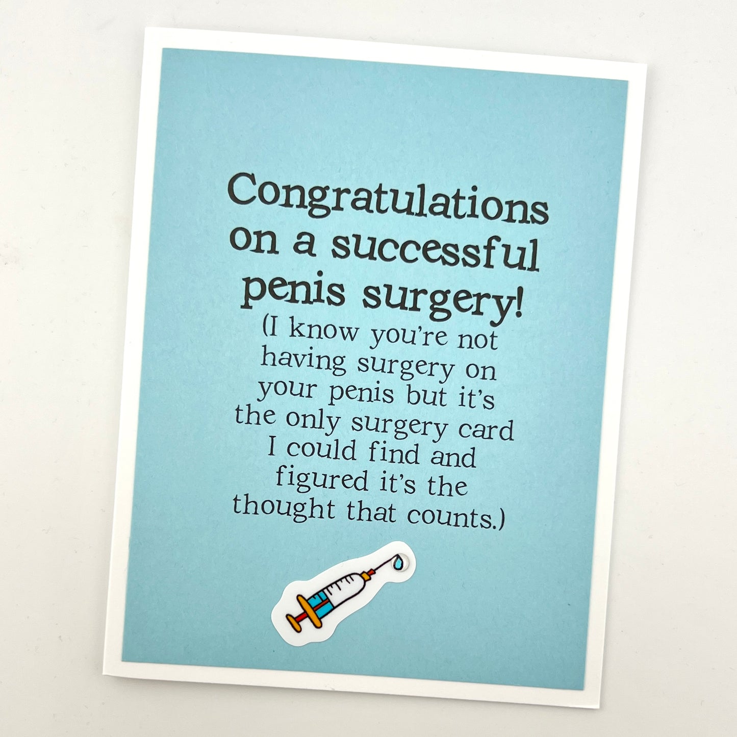 Successful Penis Surgery card