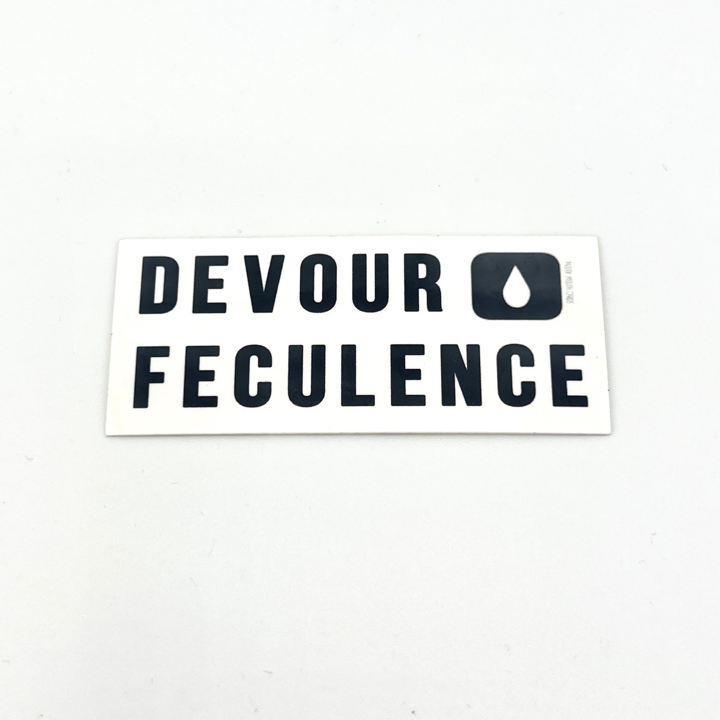 Devour Feculence Severance vinyl sticker