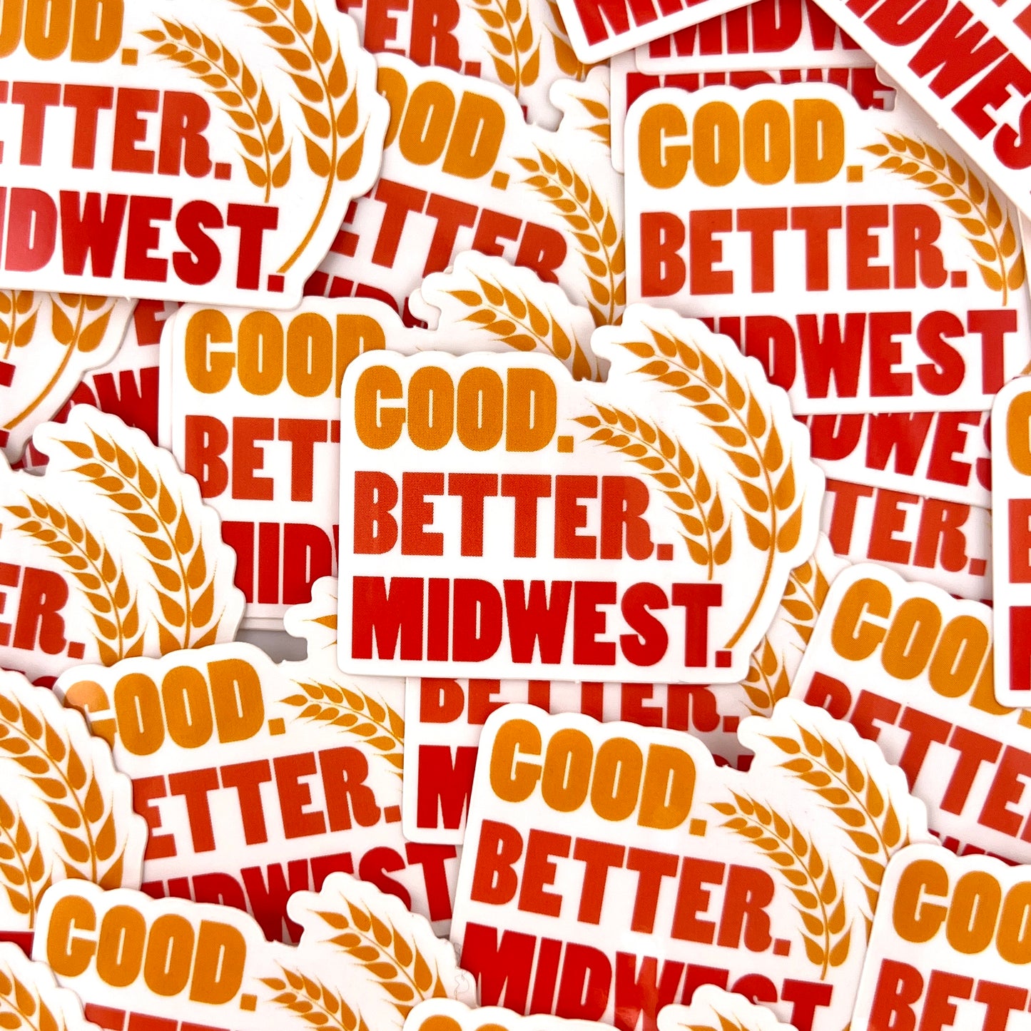 Good Better Midwest vinyl sticker