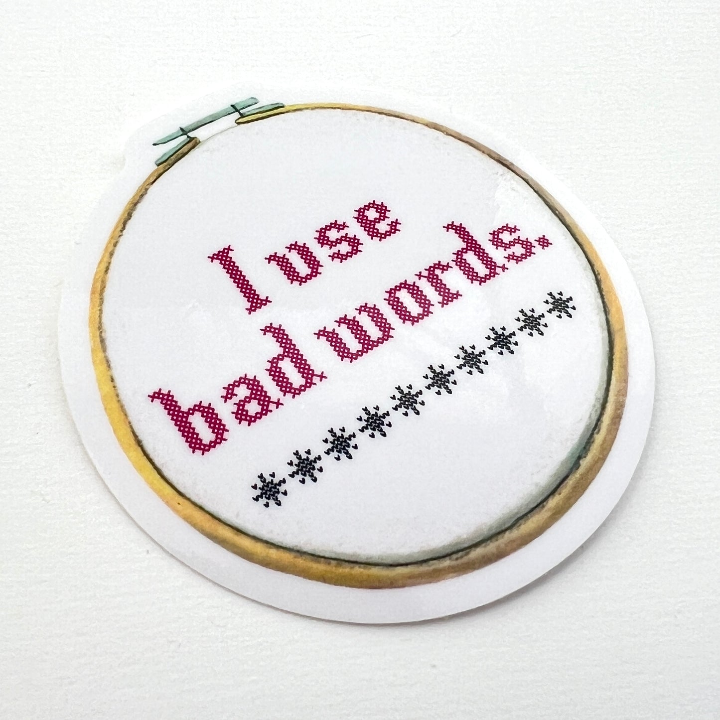 I Use Bad Words vinyl sticker