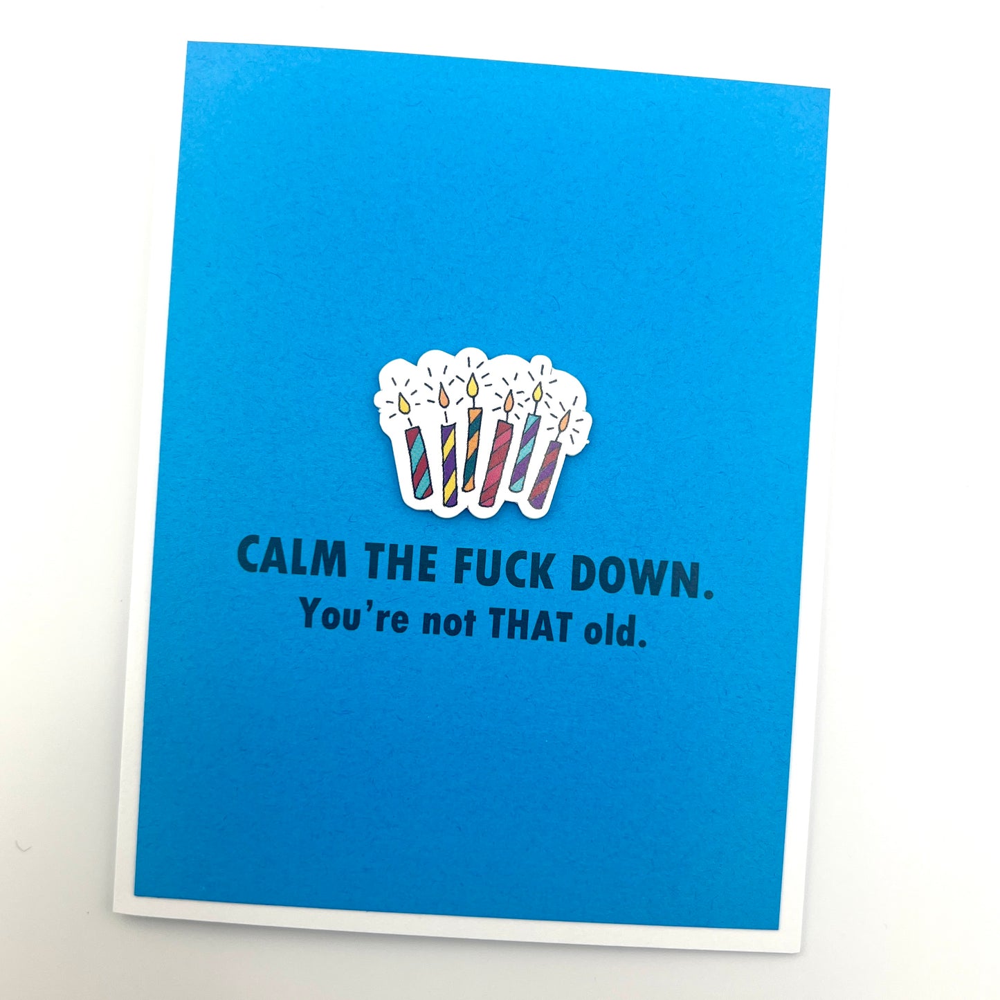 Calm the Fuck Down card
