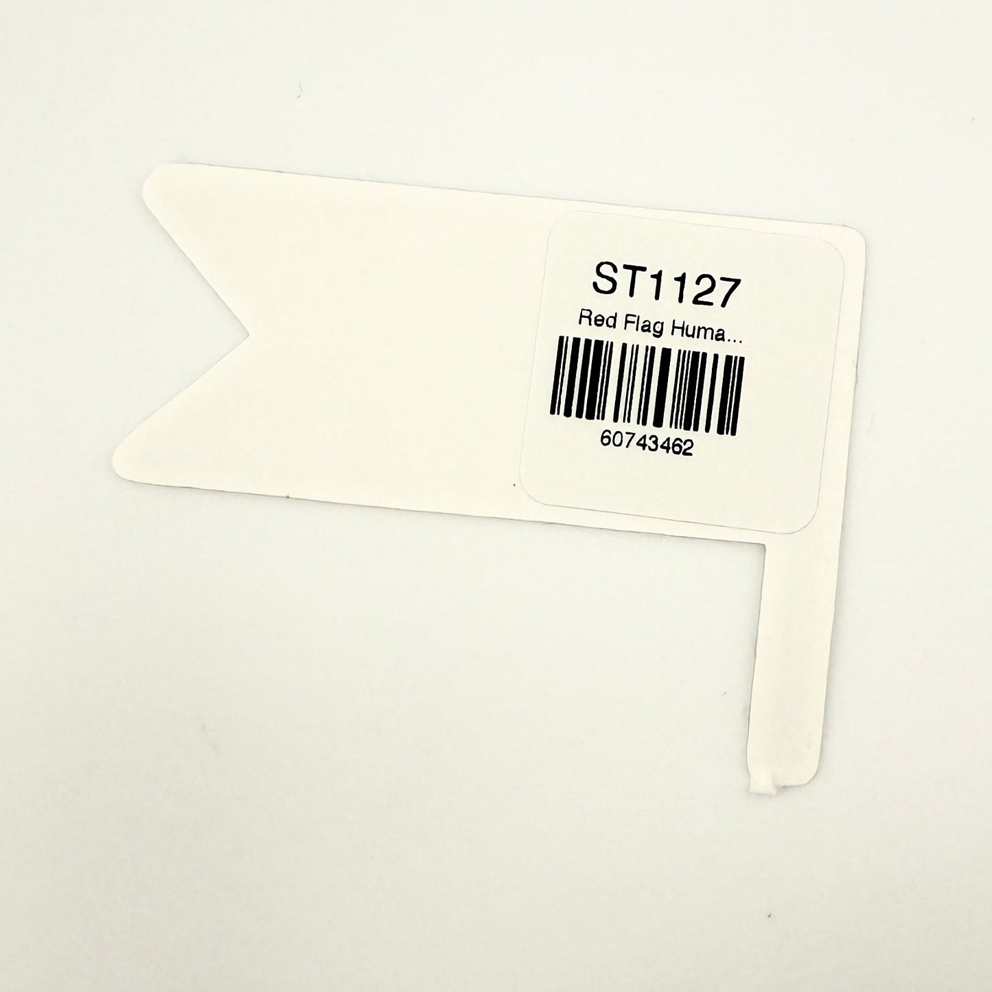 Red Flag Human Decency vinyl sticker