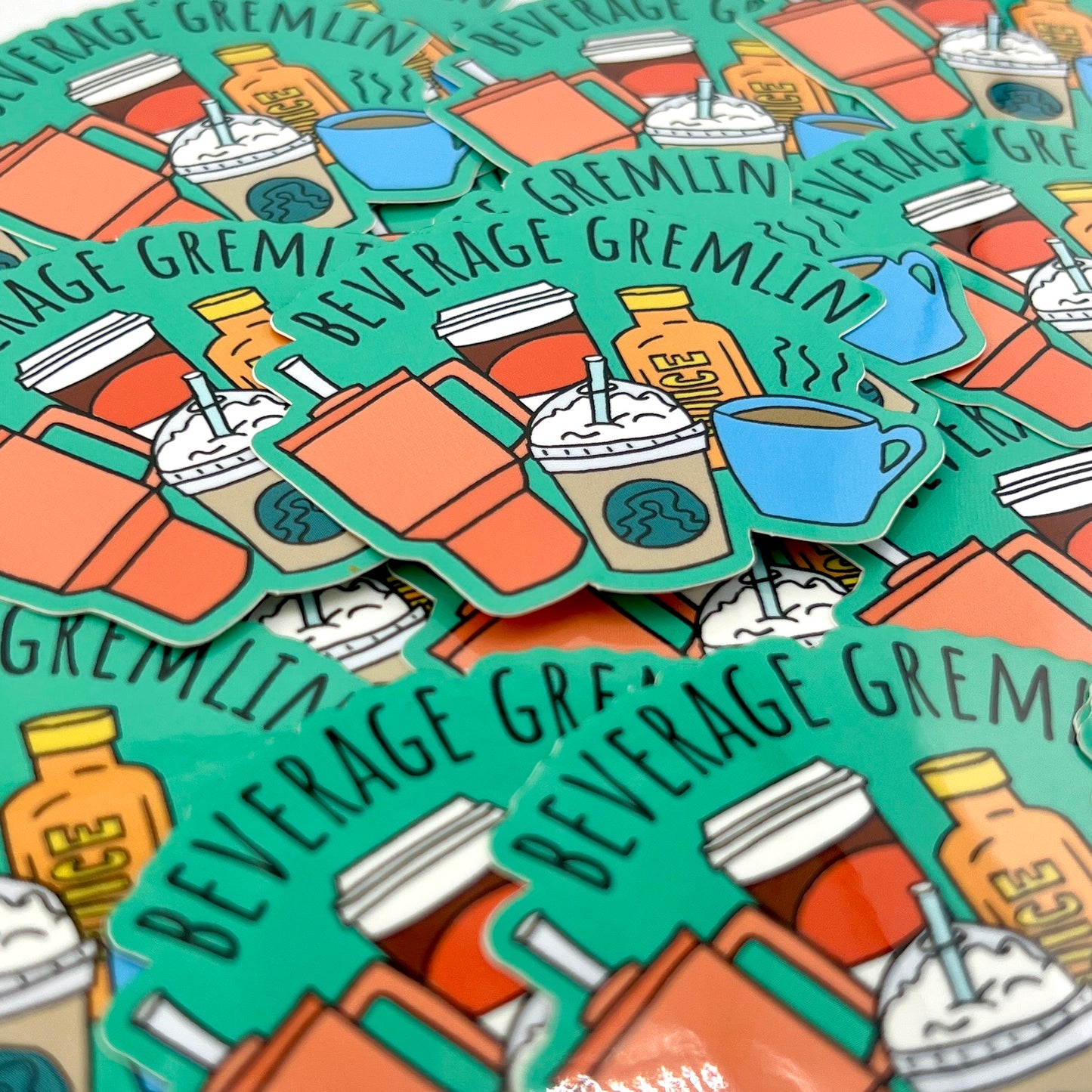 Beverage Gremlin vinyl sticker