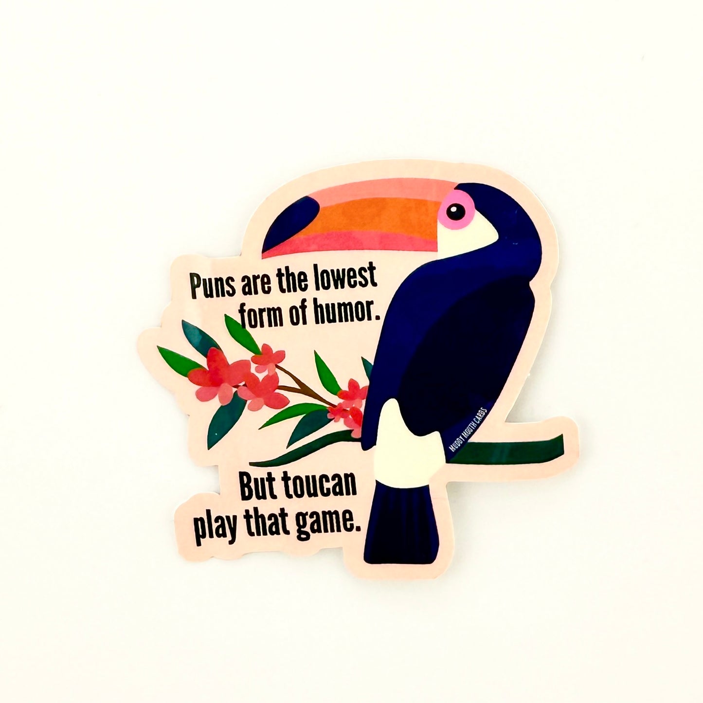 Pun Toucan Play vinyl sticker