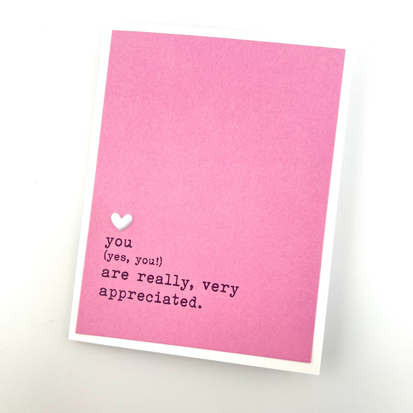 Really Very Appreciated card
