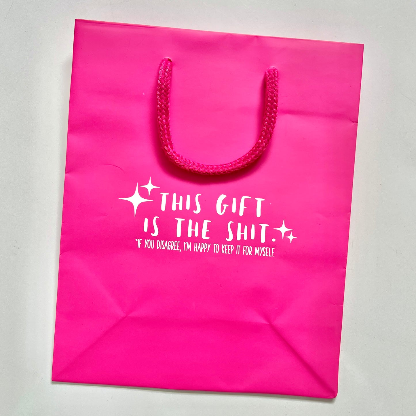 Gift Bag This Gift is the Shit—pink