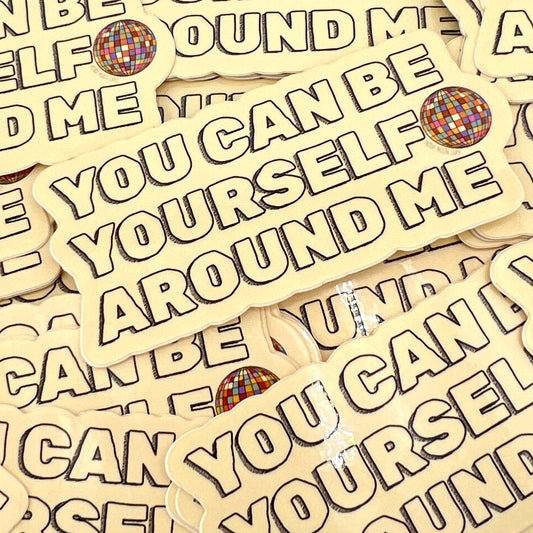 Be Yourself vinyl sticker