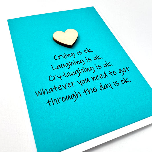 Cry Laughing is Ok card
