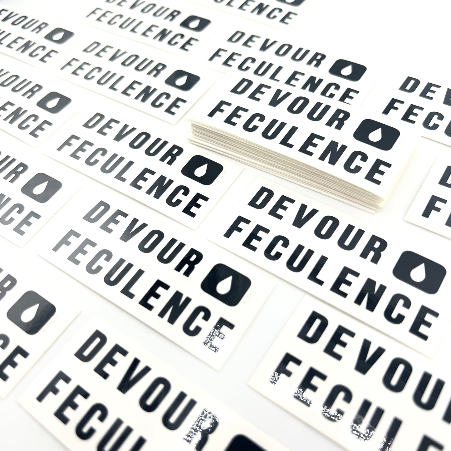 Devour Feculence Severance vinyl sticker