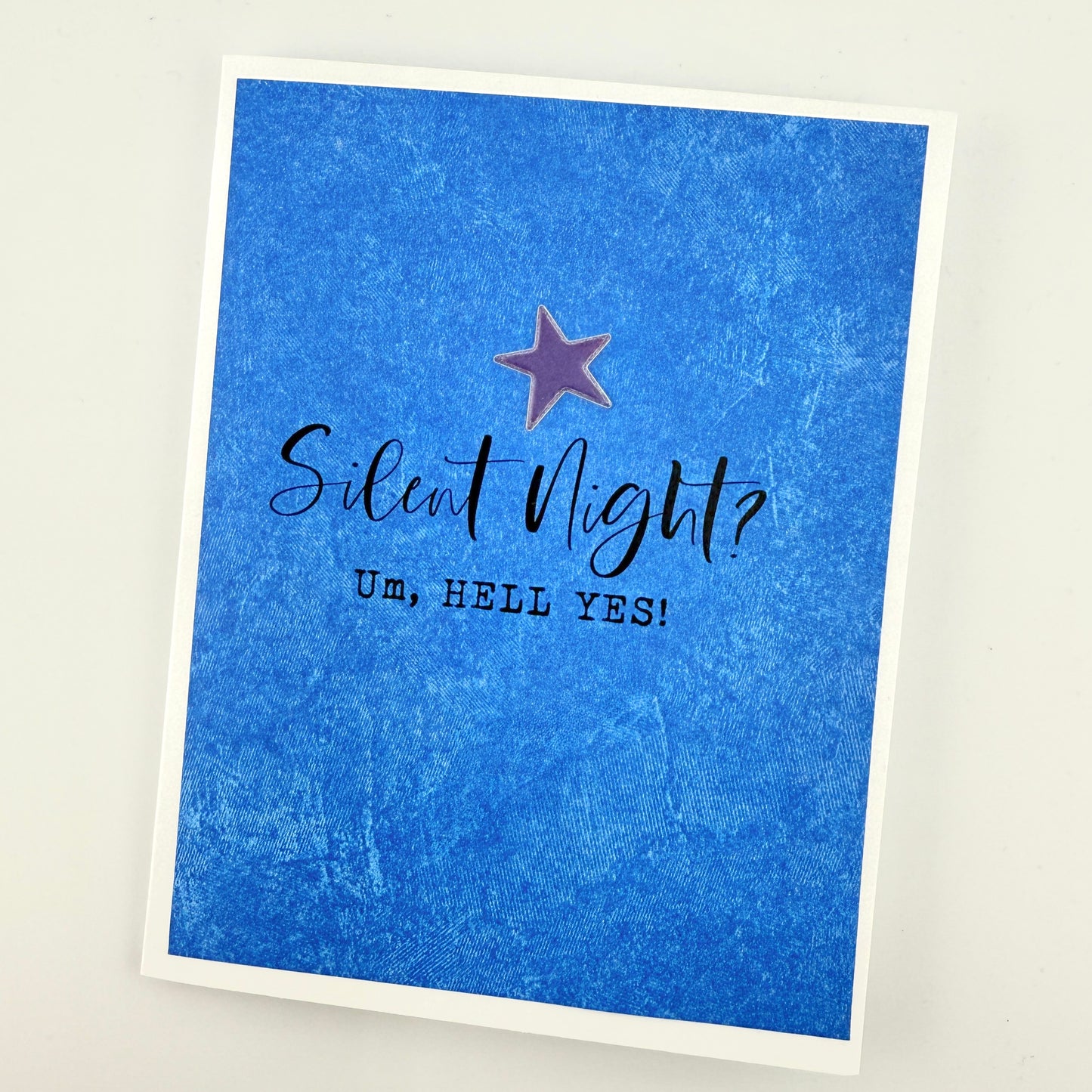 Silent Night holiday card