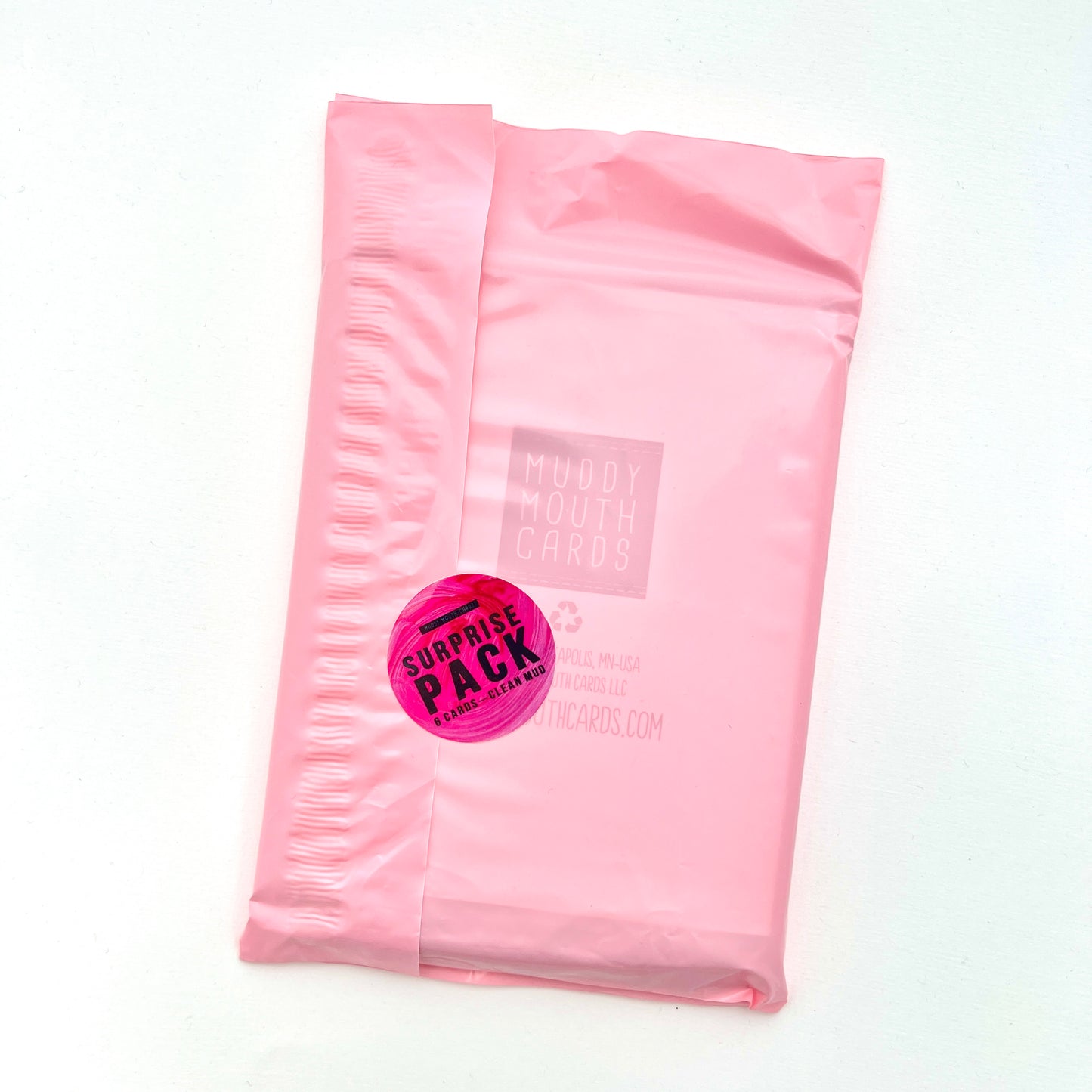 Surprise Pack—6 Cards: Clean Mud (no profanity) Mystery set