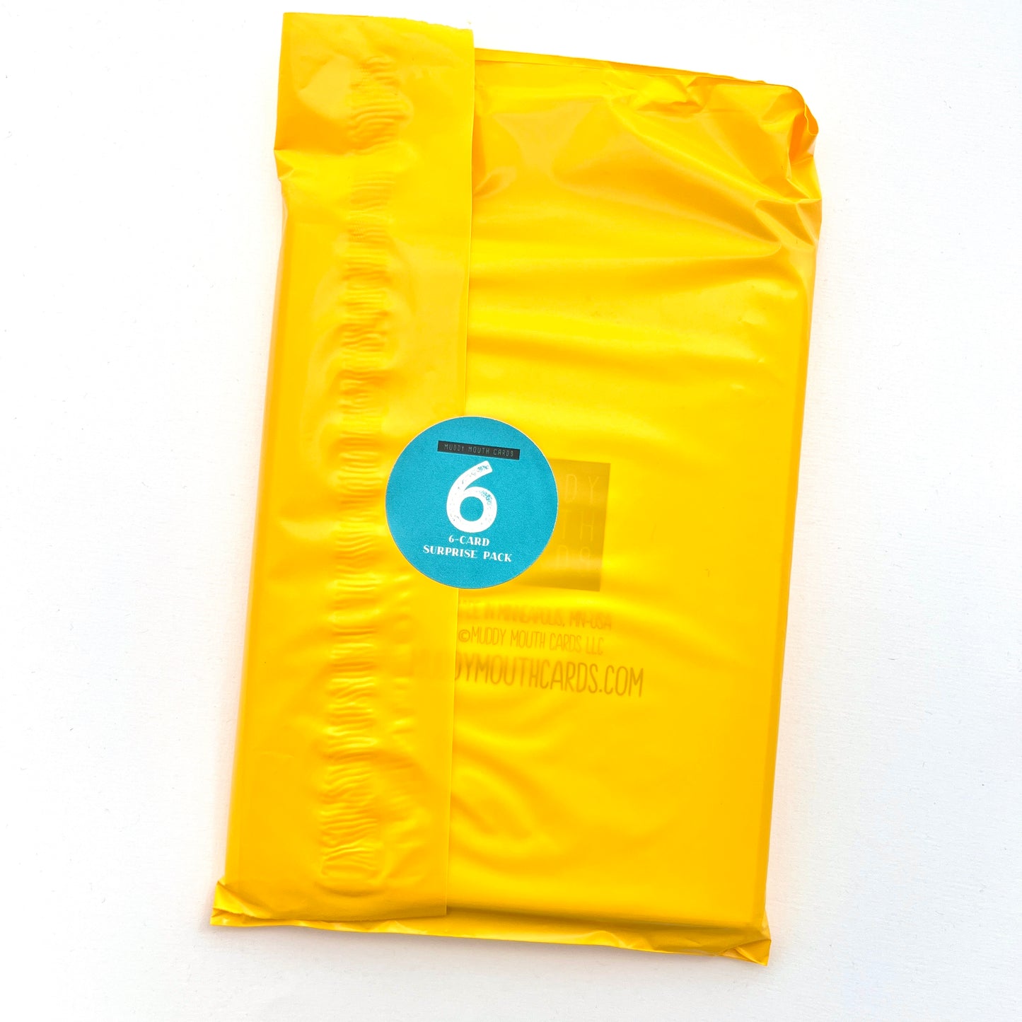 Surprise Pack—6 Cards: Dirty Mud (with profanity) Mystery set