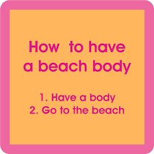 Coaster—Beach Body