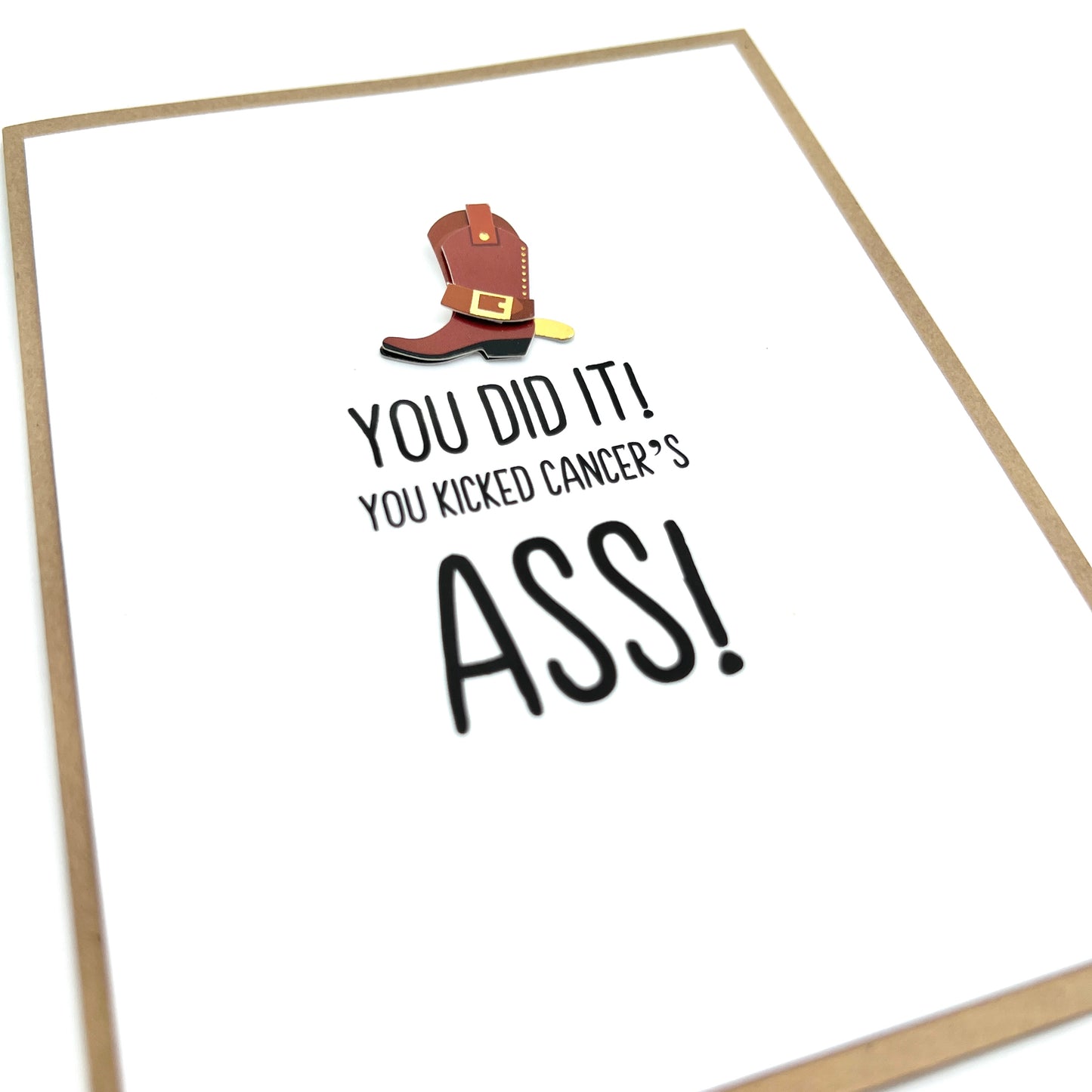 Kicked Cancer's Ass card