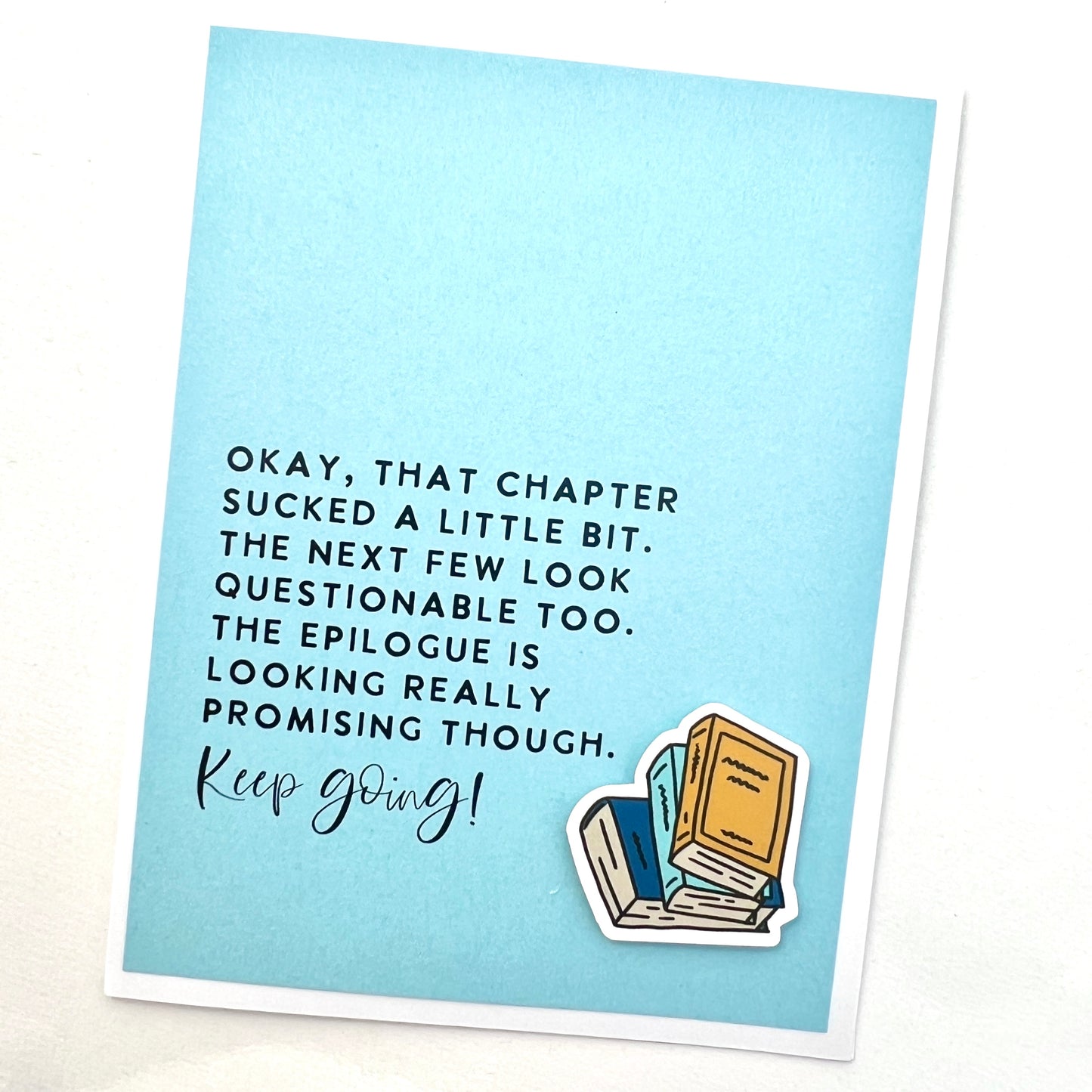 Book That Chapter Sucked card