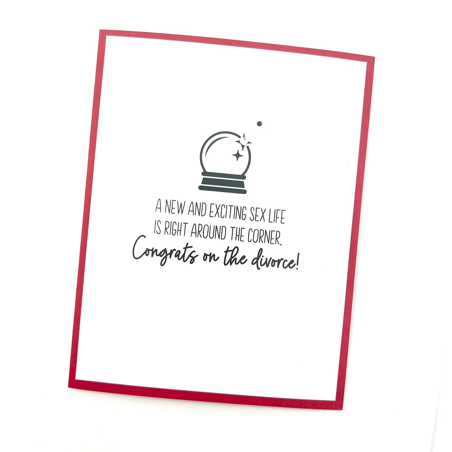 New and Exciting Sex Life divorce card