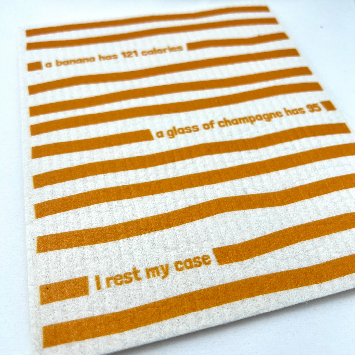 Banana Champagne Calories Swedish dish cloth