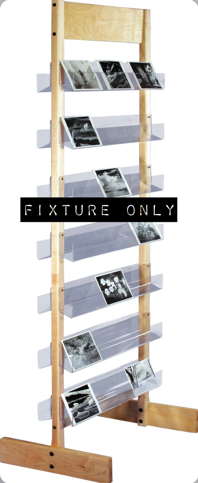 Wholesale Acrylic Shelf Display- 14 shelves (70 styles)