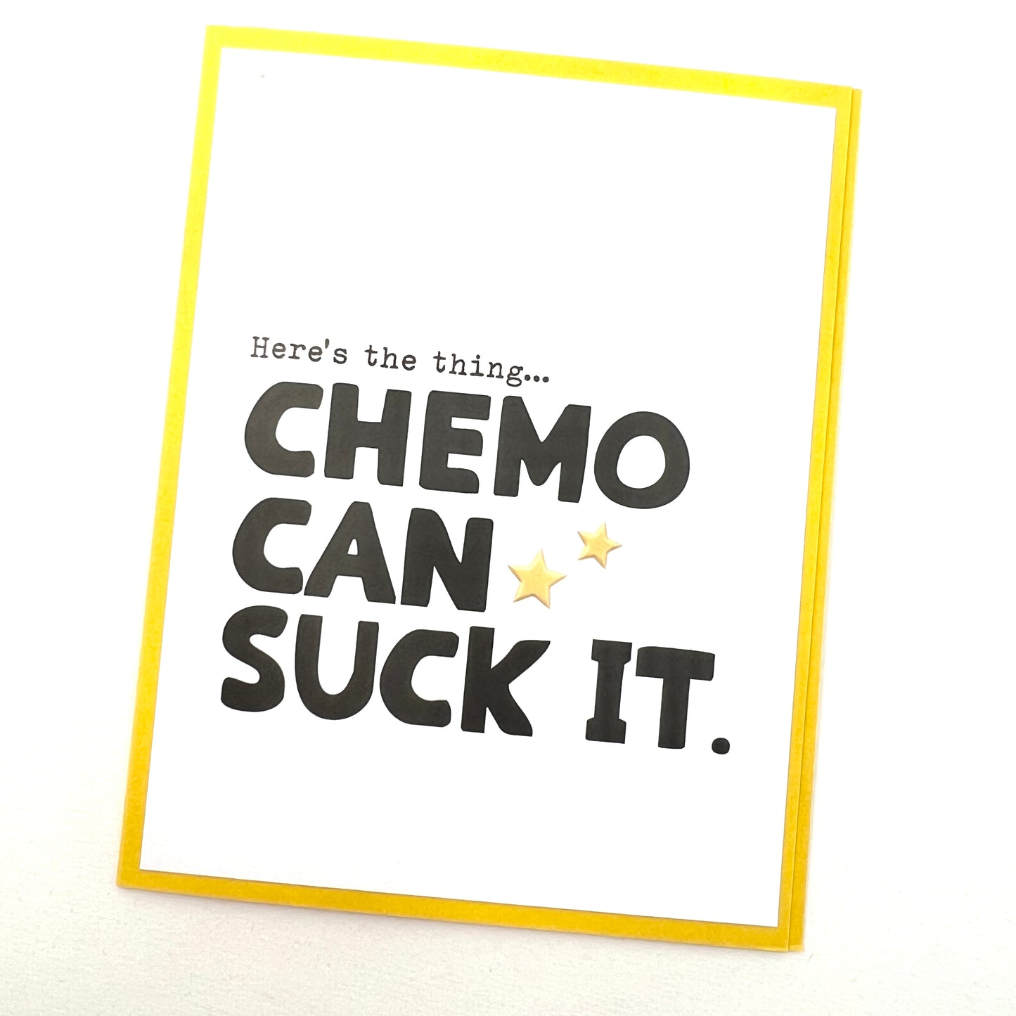 Chemo Can Suck It cancer card