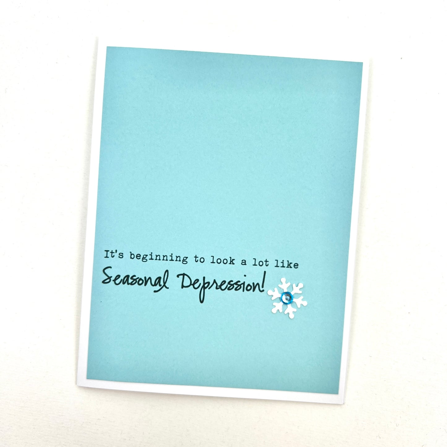 Seasonal Depression holiday card