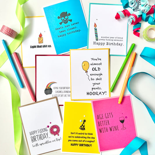 8-Card Value Pack: Birthday Best Sellers