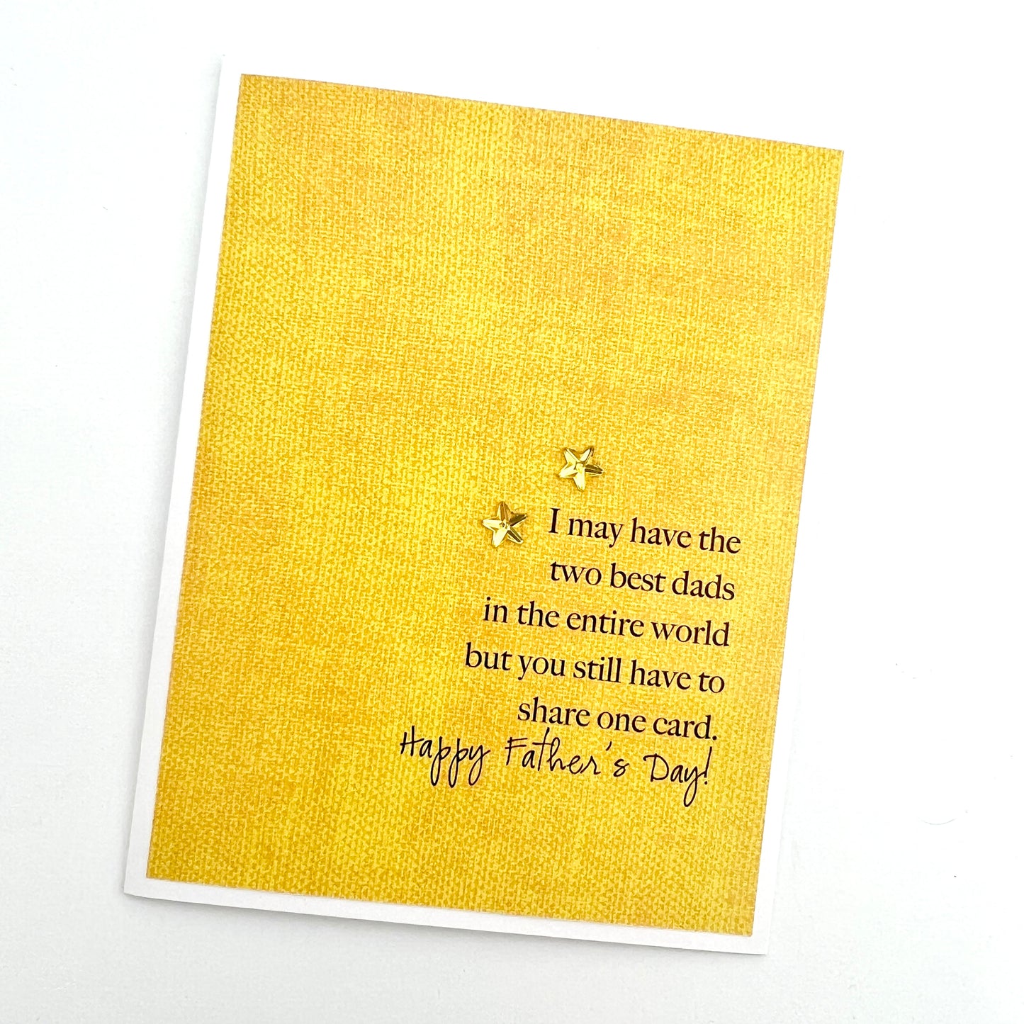 Fathers Day Two Best Dads card