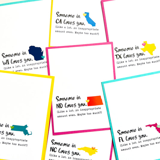 Someone in (Choose State) Loves You card