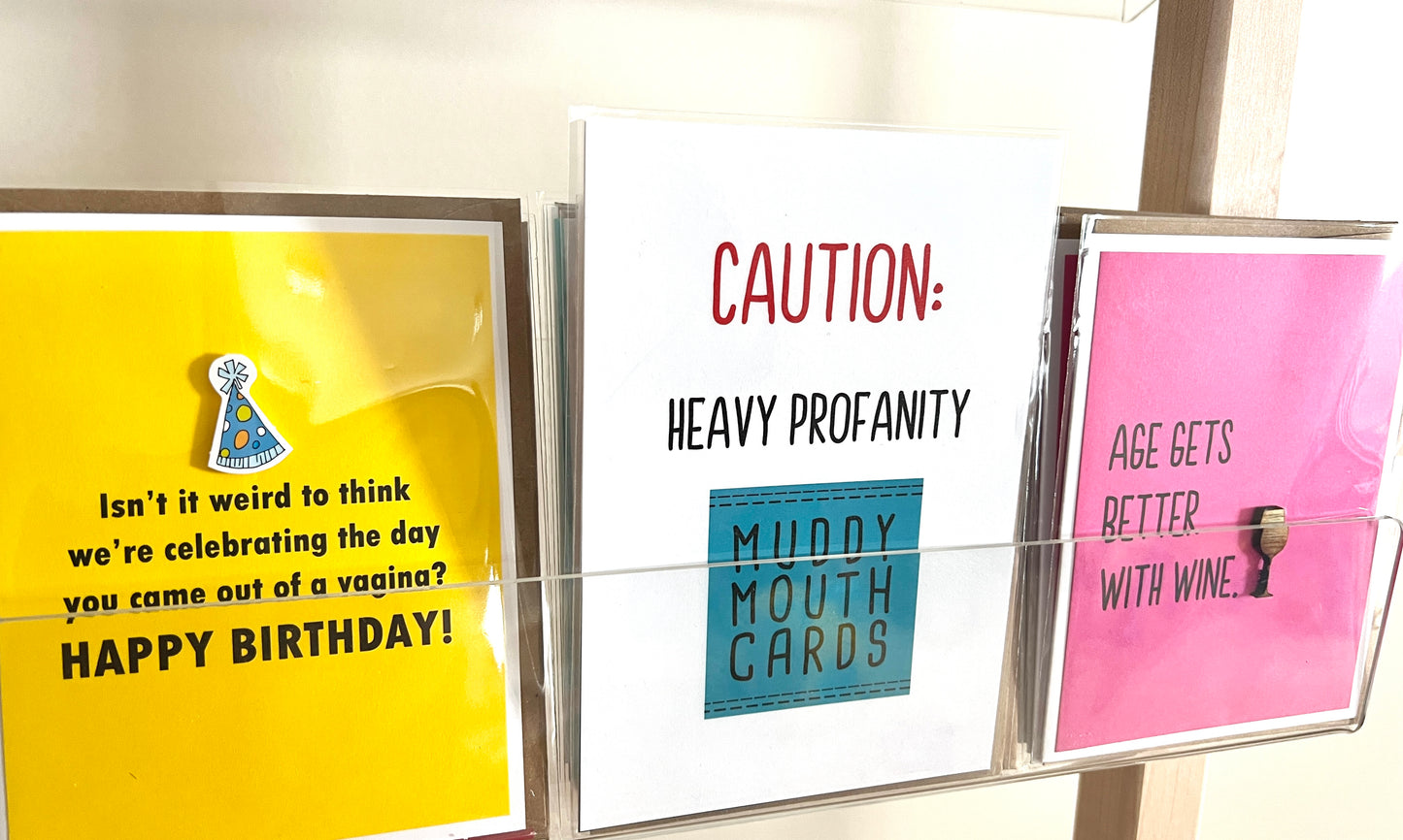 Retail Card Cover Warning Signs- 3 Pack