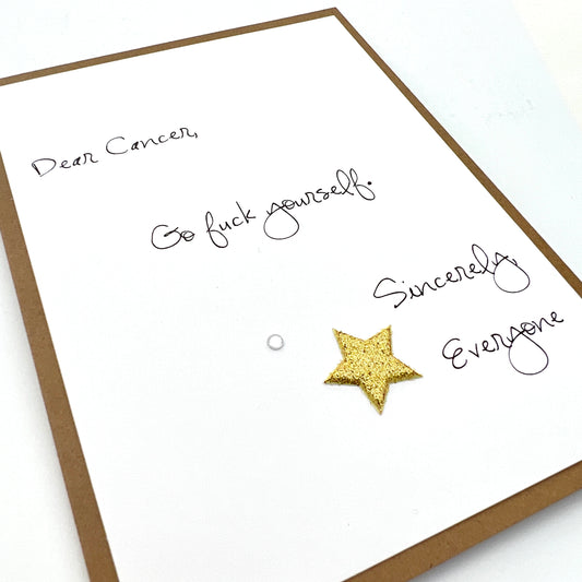 Cancer Go Fuck Yourself card