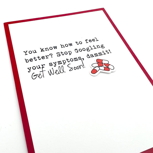 Googling Symptoms card