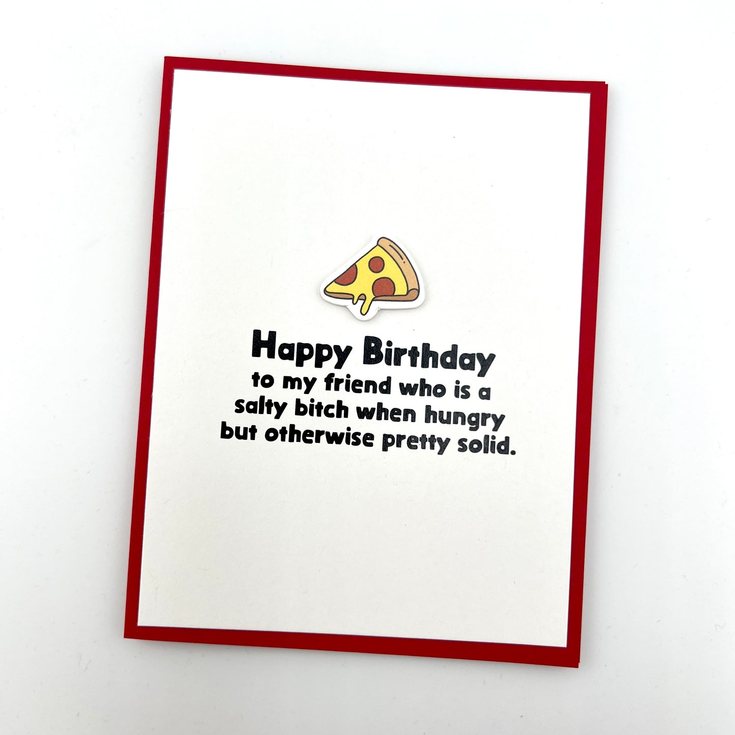 Salty Bitch when Hungry birthday card