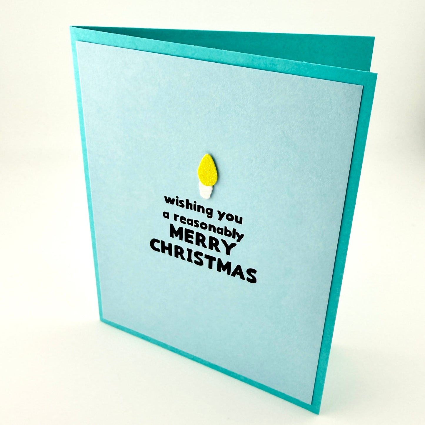 Reasonably Merry Christmas card