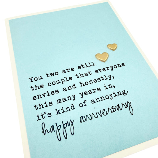 Couple Everyone Envies anniversary card