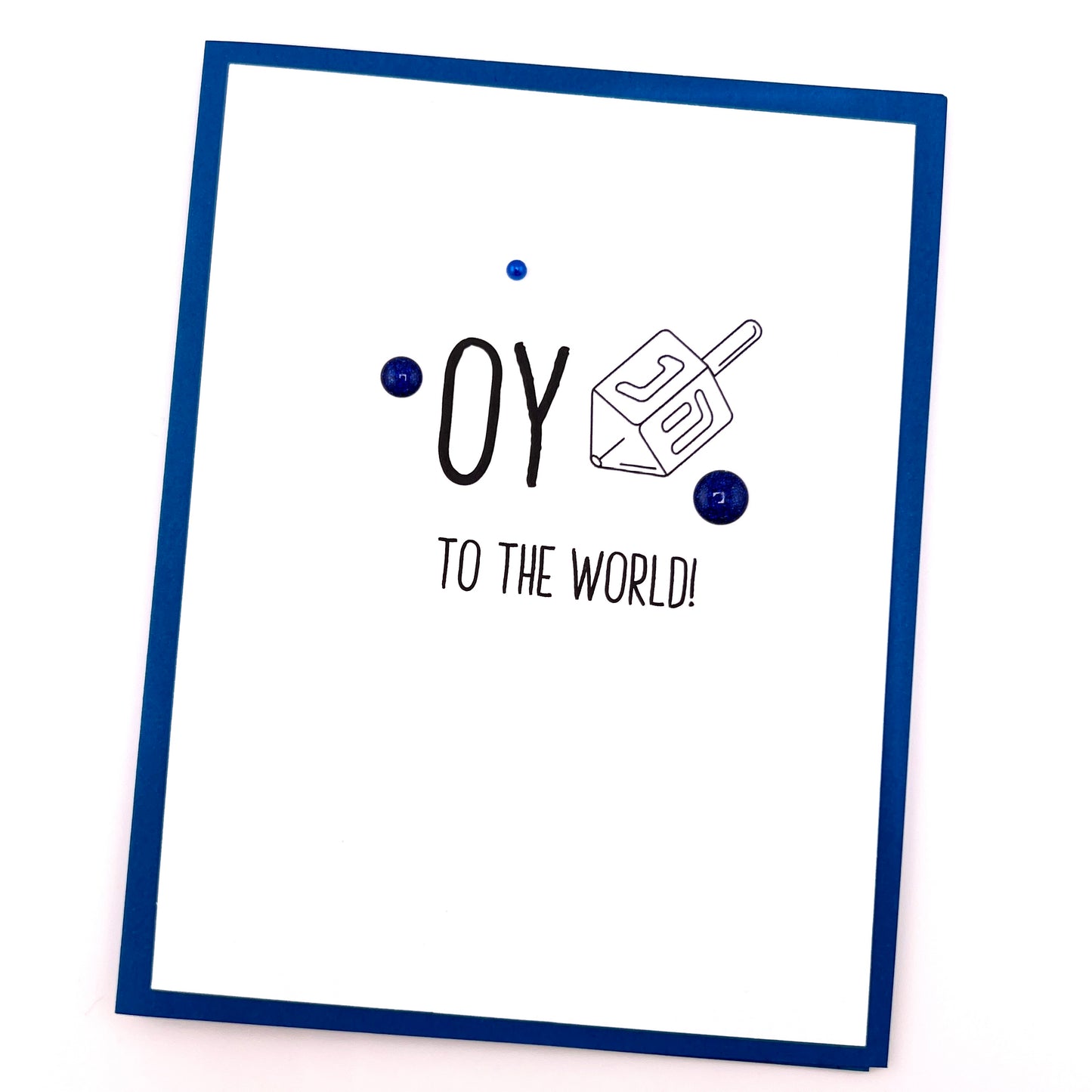 Hanukkah Oy to the World card