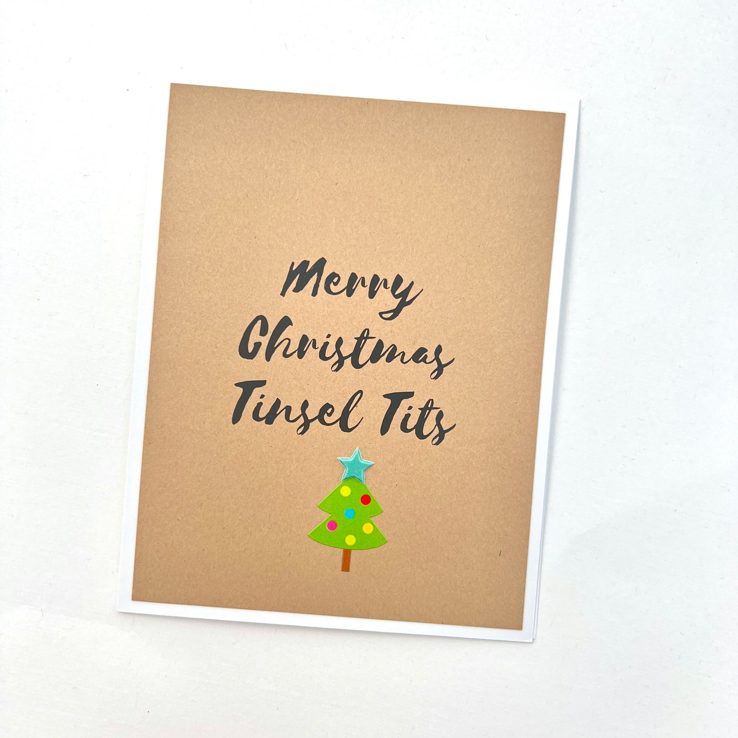 Tinsel Tits Christmas card