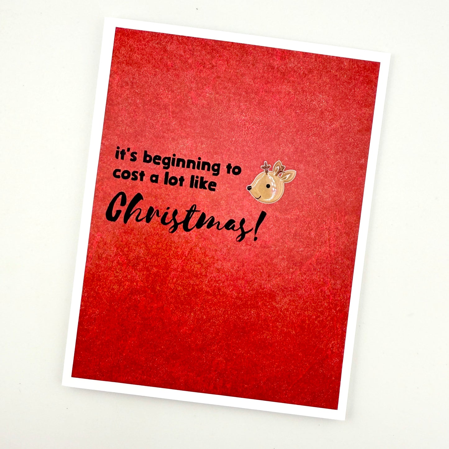 Beginning to Cost Like Christmas card