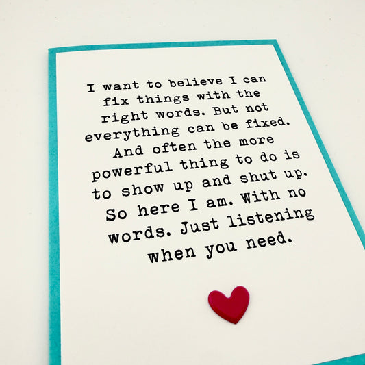 Fix Things with the Right Words card