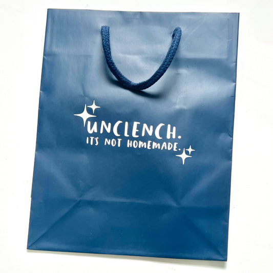 Gift Bag Unclench—navy