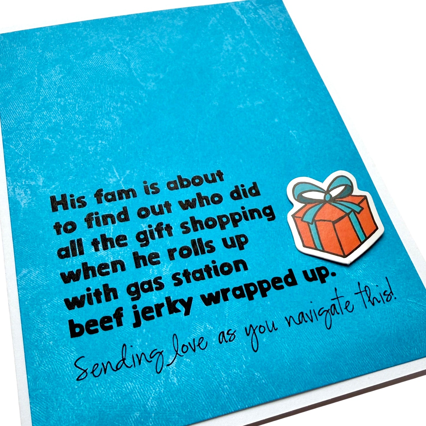 Gas Station Beef Jerky divorce card