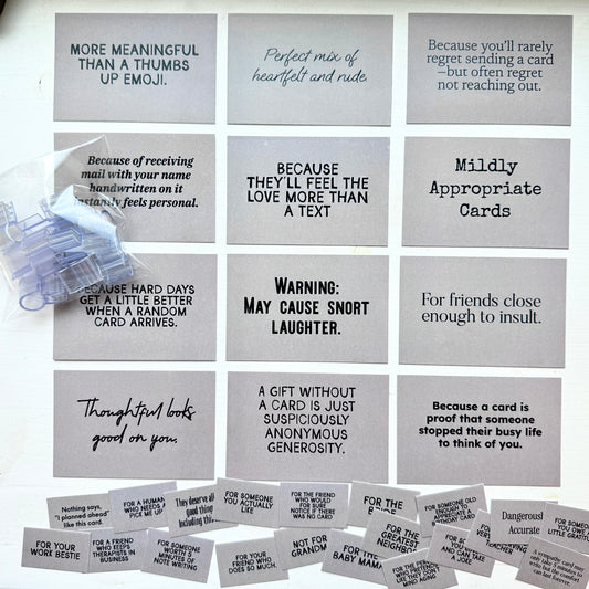 Fun Retail Clip-On Signs—32 Phrases
