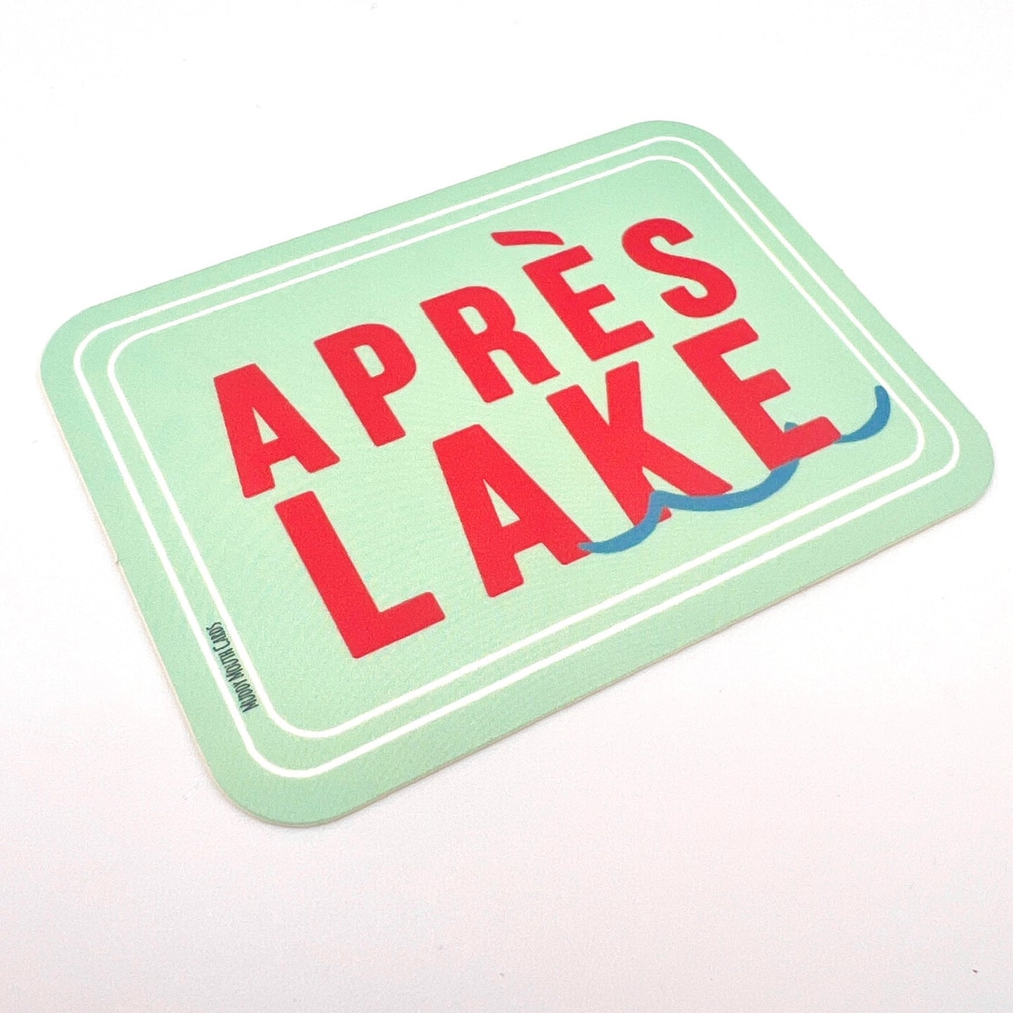 Apres Lake vinyl sticker